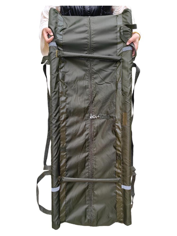 Heavy-Duty European Carp Fishing Weighing Bag - Foldable Net & Cloth Design