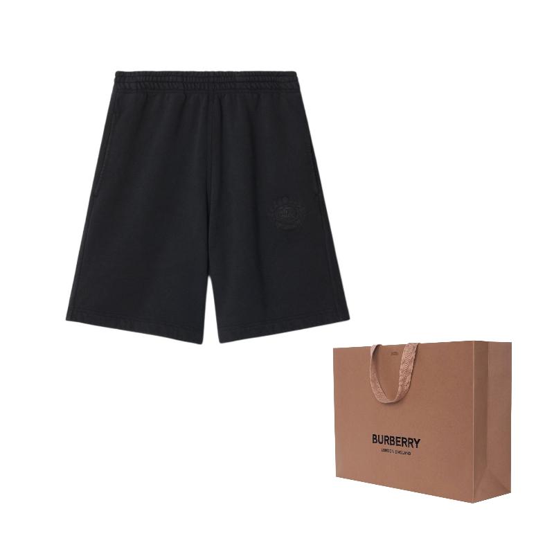 Burberry EKD embroidered Cotton Track Shorts 80945691
