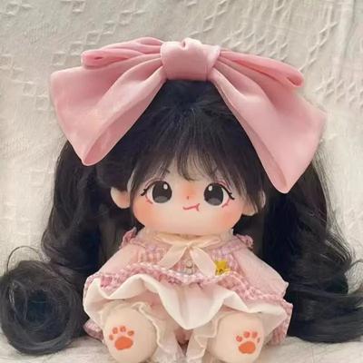 Muñeca de algodón de pelo corto de 20 cm, gorro de peluche, chaqueta, ropa para vestir, muñecos de peluche suaves, colección para niños, regalo de cumpleaños y Halloween.