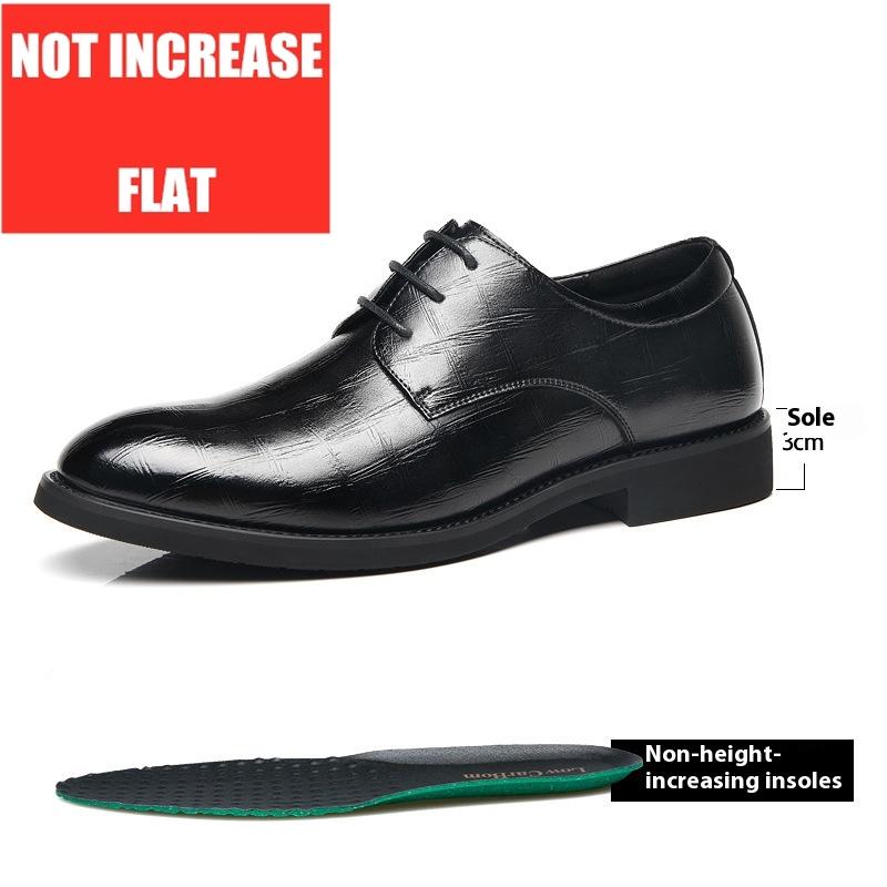 

Модная мужская обувь из натуральной кожи на толстой подошве, обувь-лифт для увеличения роста на 3/6/8 см, мужские формальные оксфорды для бизнеса, свадьбы, вечеринки 38