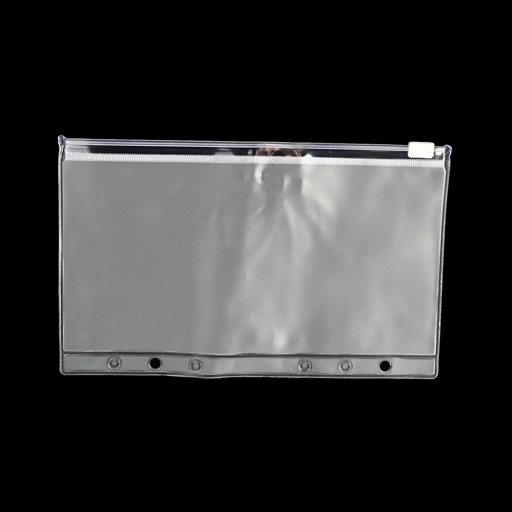 1/5PCS Organization Plastic Resealable PVC Storage Zip Lock Matte Clear Pouch Bag