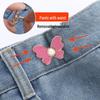 Adjustable Butterfly Waist Buckle for Jeans - Detachable, No-Sew Solution for Waistline Adjustment