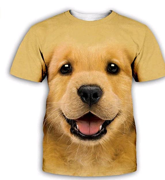 Летняя мужская футболка с милым принтом в виде мешочка 3D — фото 30