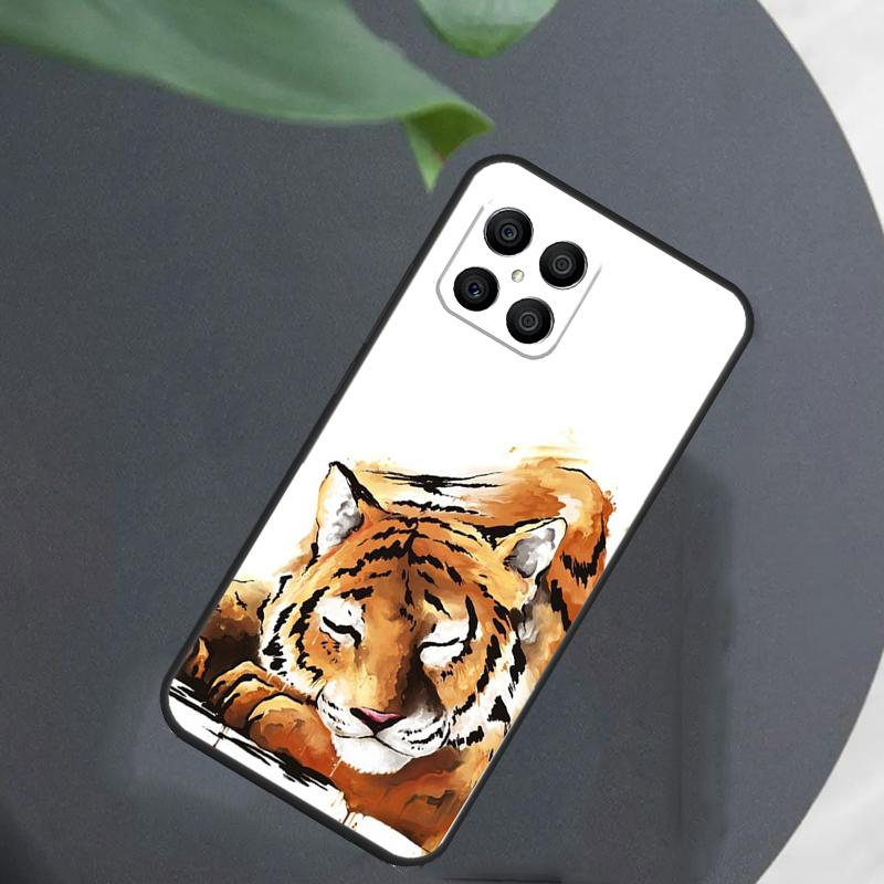 Animal Tiger Art For Honor Magic 8 7 5 6 Pro Case For Honor 200 400 Lite 50 70 90 X8c X8b X9a X9b X9c X9d Win