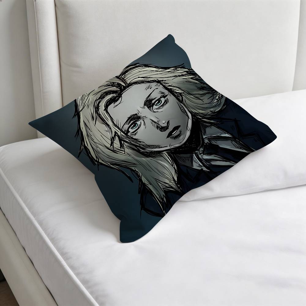 Singer EEmily AArmstrong Fashion Square Pillow Case Durable Throw Pillow Cover for Sofa Couch Chair