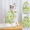 Cat Recovery Suit Wound Prevention Anti Licking Breathable Kitten Shirt After Surgery Wear Pet Clothes