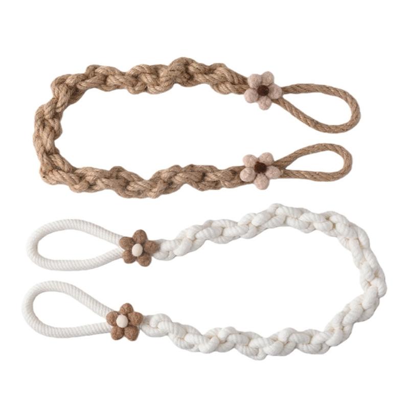 Curtain Tiebacks,Curtain Tie Backs for Curtains Drape Tieback Holders Cord with Metal Hook for Bedroom Farmhouses Decors