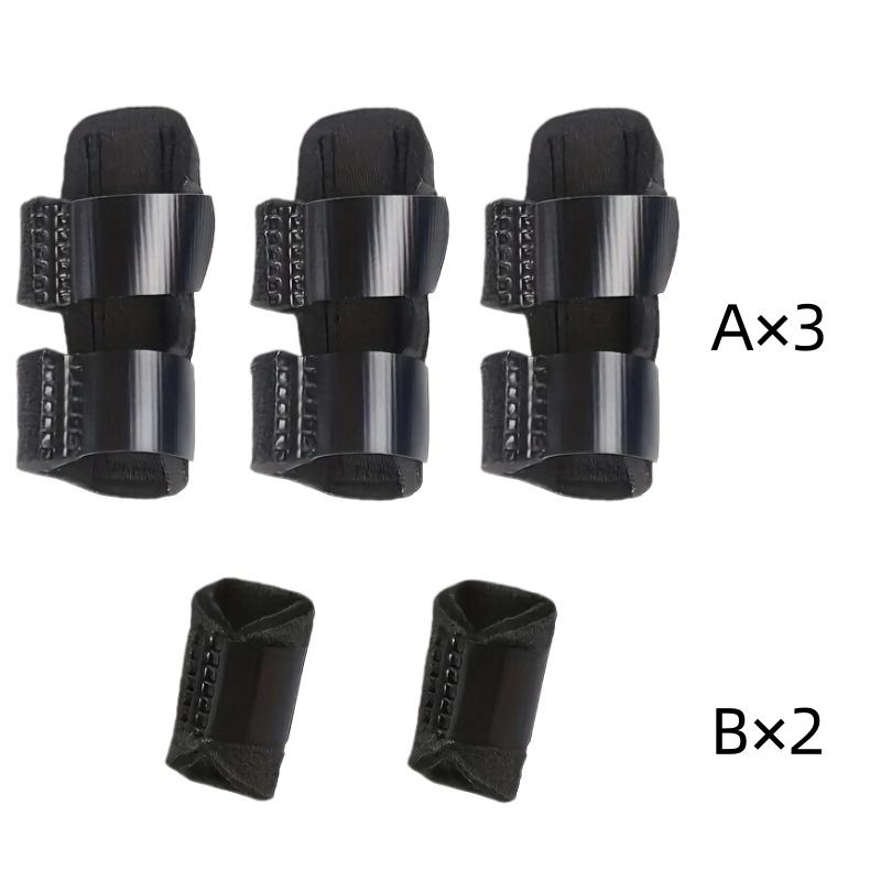 5 Stück/Set Verstellbare Fingerimmobilisierungsbänder Triggerfinger Fixierungsbänder Fingerschiene Fingerstützen Fingerstütz-Set