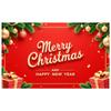 Merry Christmas Banner Gift Box Christmas Decoration Banner New Year Banner Decorative Border For Home Party Office Decoration