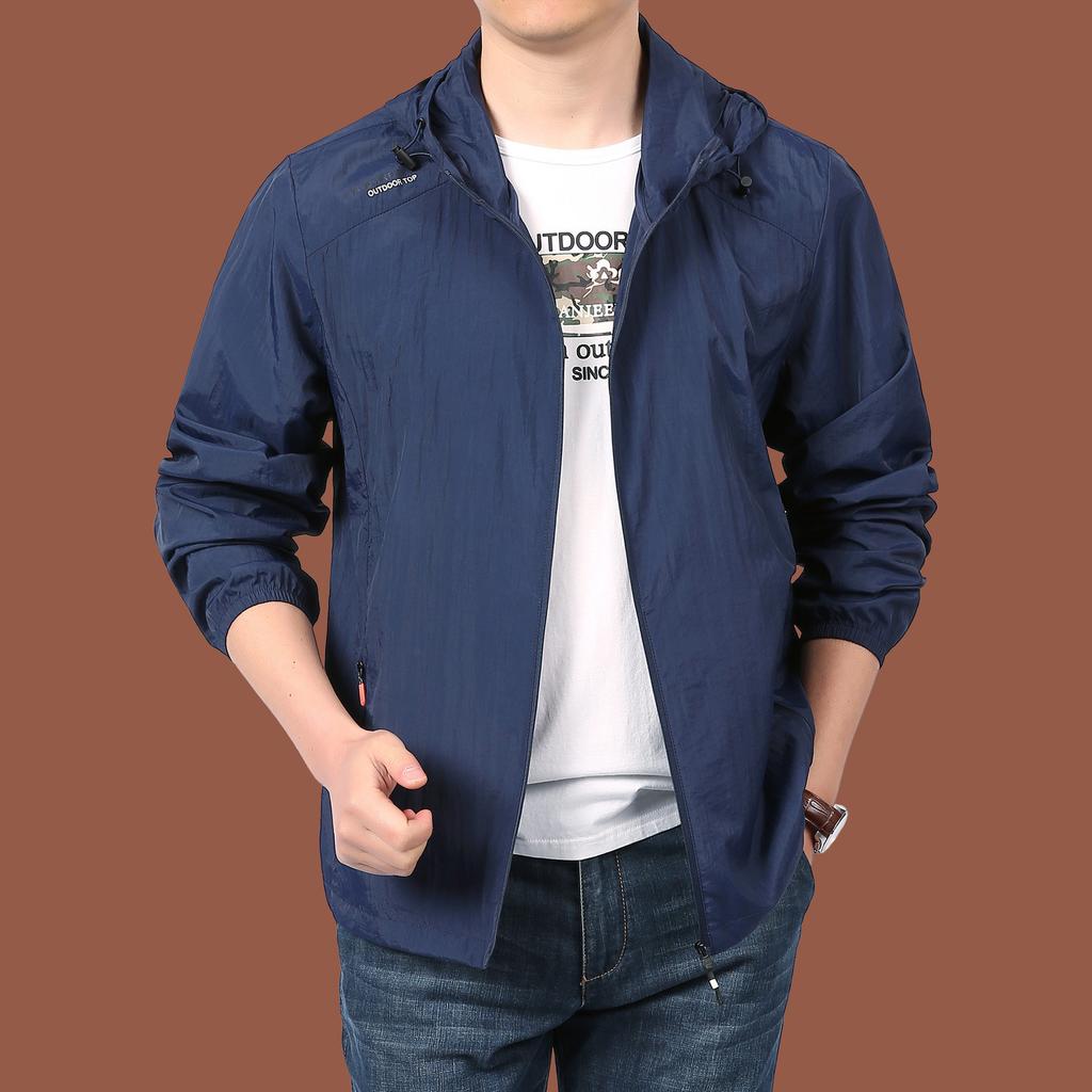 UPF50+ Thin Ice Silk Sun Protection Jacket for Men and Women Summer Sports UV Protection Skin Clothing Breathable M-5XL