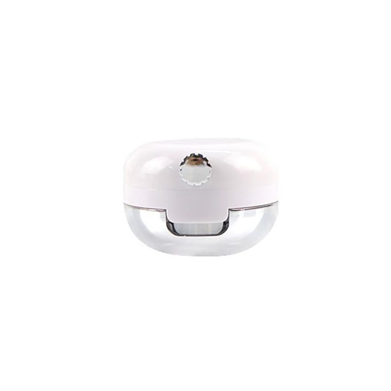 13ml Portable Lip Scrub Jar with Silicone Brush Pocket Mirror Lip Protector Travel Sample Container for Lip Film