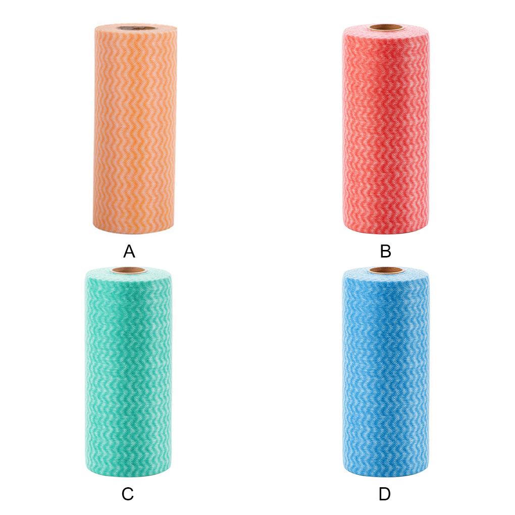 Household Portable Single Use Dishwashing Cloth Plates Sink Countertop Pan Cleaning Towel Non-woven Fabric Rags Kitchen