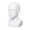 Male Mannequin Bust Versatile PVC Stable for Retail Store Owners,
