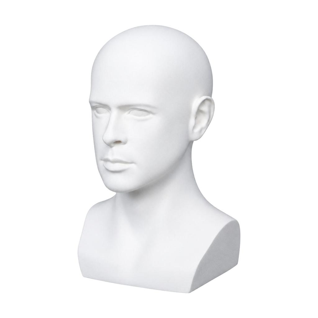 Male Mannequin Bust Versatile PVC Stable for Retail Store Owners,