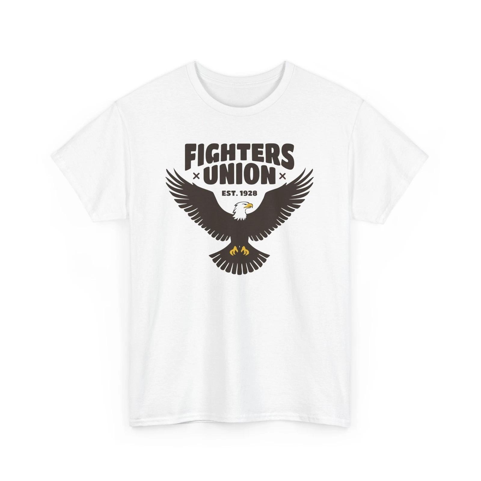 Fighters Union - Retro Logo Graphic Gildan Cotton Tee 2XL