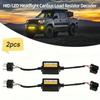 1~4PCS H1/H4/H7/H11 9006 9007Automotive LED Decoder 12V Black Anti-Flicker LED Canbus Decoder Adapter Anti-Flicker Interference