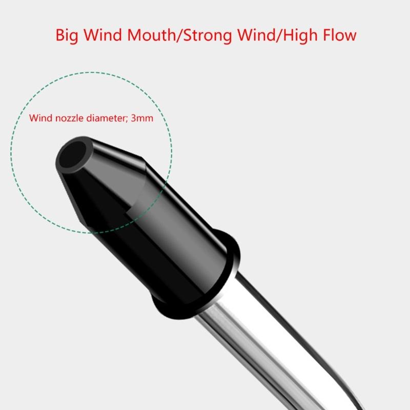 Pistolety do przedmuchiwania powietrzem, Pistolety do przedmuchiwania powietrzem o wysokim przepływie do kompresora z wygiętą pod kątem dyszą Narzędzie do przedmuchiwania Pyłu