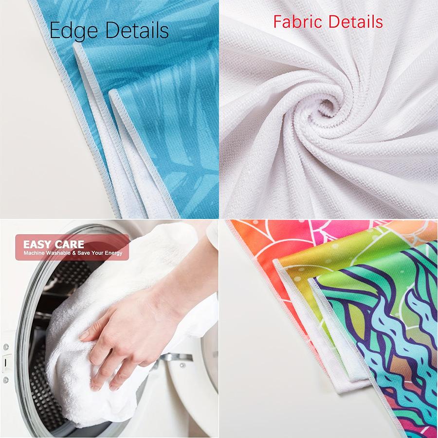 1 Simple And Stylish Animal-Themed Beach Towel, Made Of Microfiber, Quick-Drying And Water-Absorbent, Large Size Beach Towel