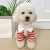 Dog Clothes Teddy York Shire Polo Shirt Summer Dress Striped Pet T-Shirt Dog Costume Soft Pullover Suit for Dog Puppy