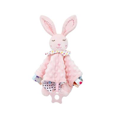 Brinquedos de pelúcia para bebês recém-nascidos, cobertor de animais fofos, edredom, coelho, elefante, toalha de dormir calmante e apaziguadora, presente para bebês