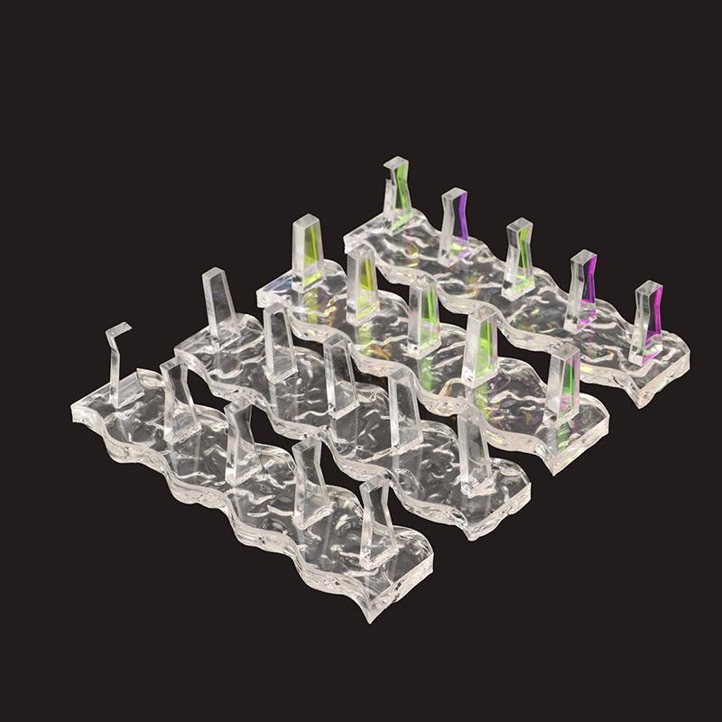 Non-Magnetic Nail Stand For Press On Nails Display Acrylic Nail Tips Practice Holder Reusable Nail Stand For Beginners Diy Salon