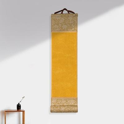 Art Supplies DIY Crafts Mini Batik Trumpet Scroll Gilded Rice Paper Scroll Blank Hanging Scroll Painting Drawing Paper