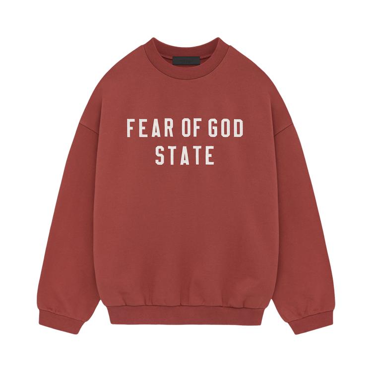 

Fear of God Мужские топы Essentials Heavy Fleece Crewneck Crimson Red 192BT246236F M