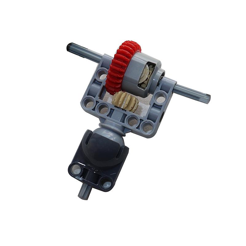 Building Blocks Drive Car Front Back Suspension Steering System Differential Gears Self-Locking Bricks MOC Technical Parts