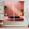 Morandi Pink Kitchen Curtains Salon 2 Cheap Pieces Short Window Curtains Home Chiffon Curtain Tiebacks Blinds Curls Tentacles
