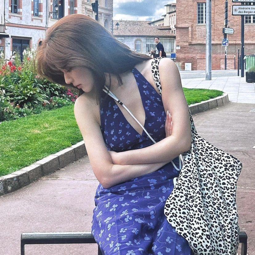 Leopard Print Canvas Bag Star Same Corduroy Printing Large Capacity Shoulder Bag Oblique Span Bag