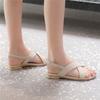 Comfortable Summer Shoes Women Sandals Genuine Leather Flats Flip Flops Sandal Casual Beach Shoes Ladies Large Size 45 Footwear