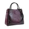 Sac fourre-tout motif crocodile pour femme, sac seau à bandoulière, sac à main rétro tendance, portefeuilles et sacs à main de créateur de luxe, Bolsos Vintage