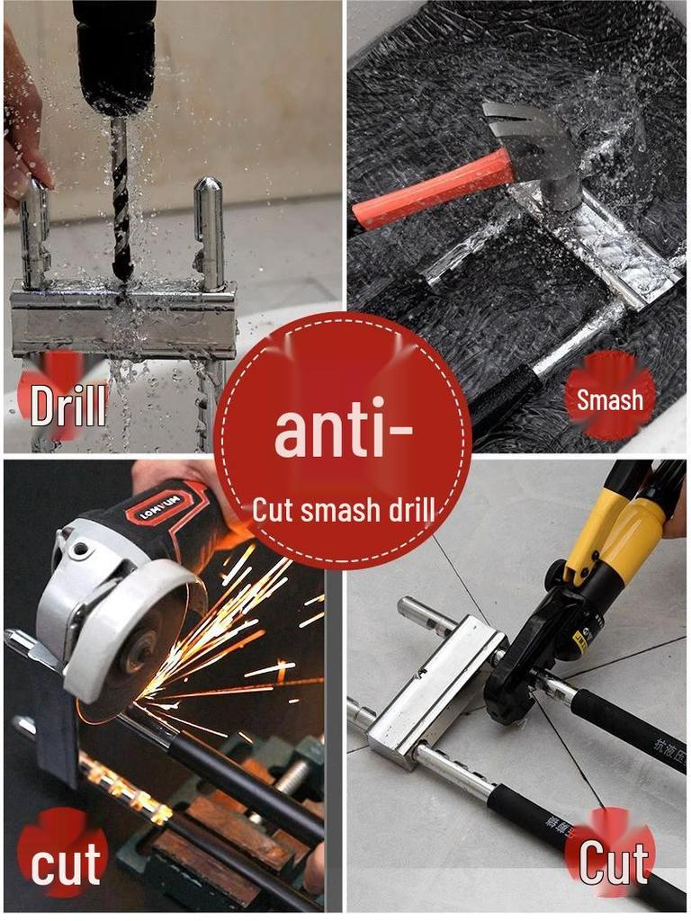 Double Door Password Glass Lock with Extended Code and Anti-theft U-lock for Electric Vehicles