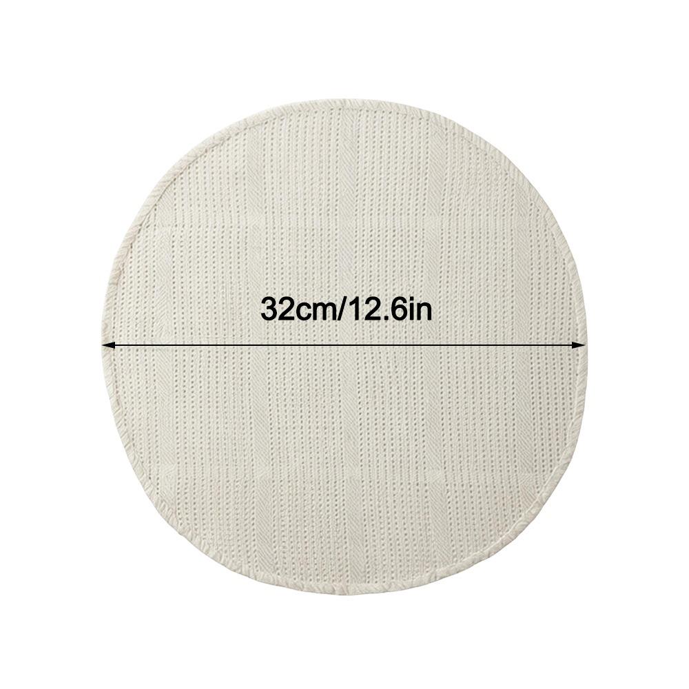 Cotton Round Steamer Cloth Breathable Bun Steamer Cloth New Dumpling Cloth Rice Steaming 32cm