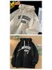Men's Winter Hooded Sweatshirt - Korean Style, Casual Thickened Pullover with Plus Velvet.