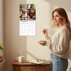 2026 Calendars Wall Dog-Themed January To December Family Planner 2026 Wall Planner for Home Bedroom School Work Apartment