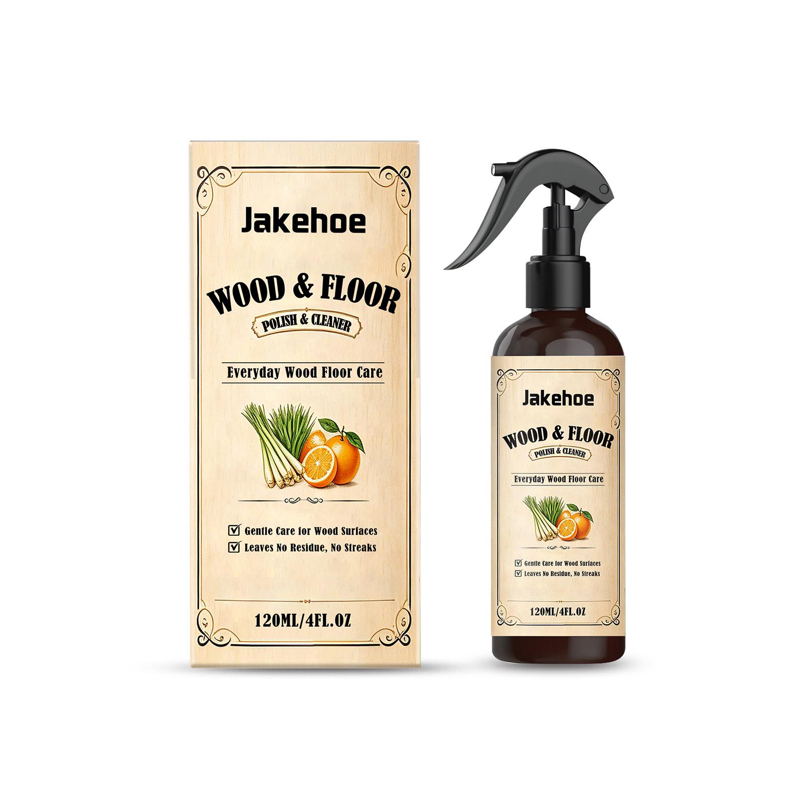 Jakehoe Wood Floor Polishing Agent Waterproof Multipurpose Removes Stains Safe Non Toxic Quick Drying Prevent Moisture Insect 120ml boxed