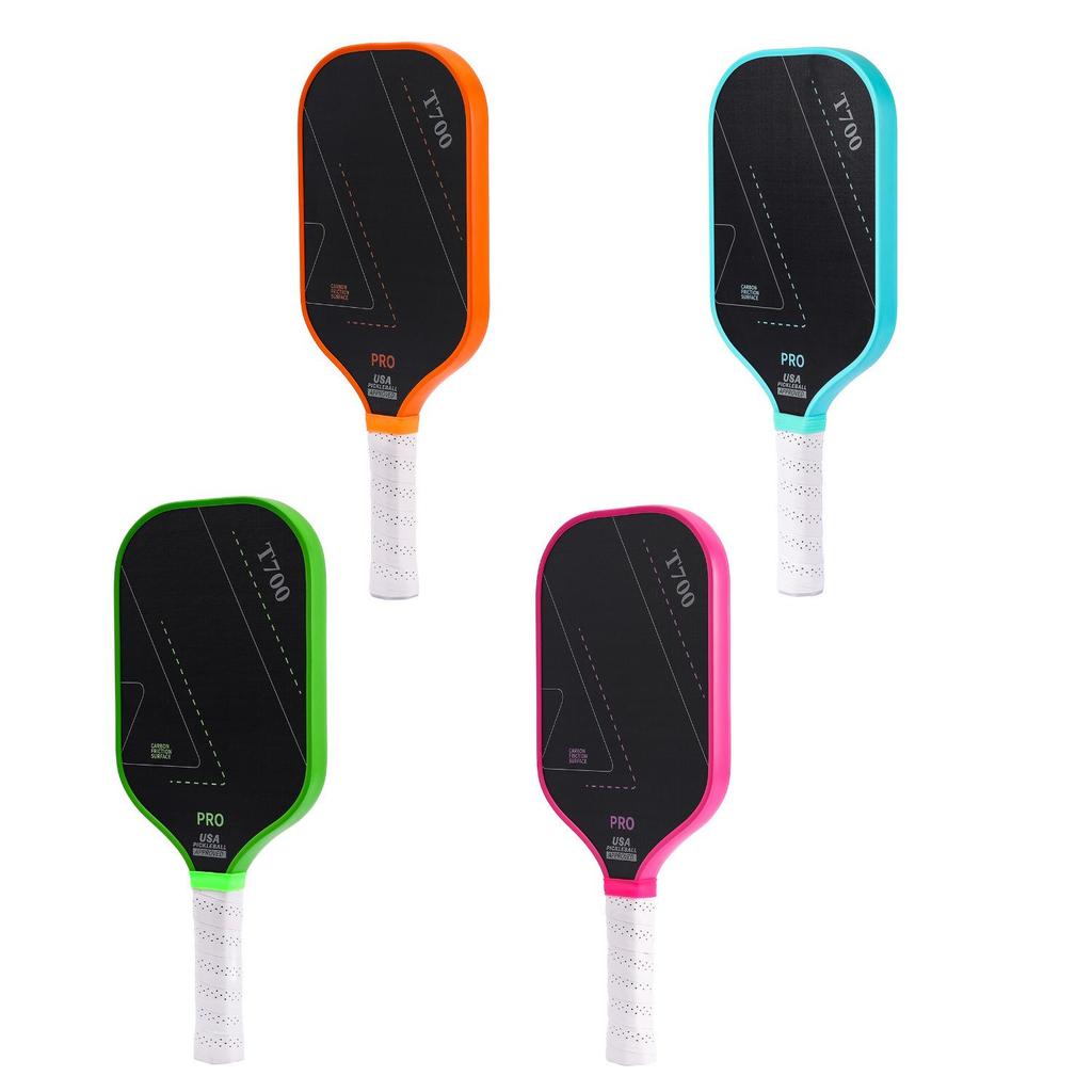 T700 Carbon Fiber Pickleball Paddle with Cloth Texture Frosting, 16mm Thickness, Professional Competition Quality.