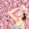 Pink Rose Flower Wall Backdrops Wedding Birthday Floral Theme Party Background