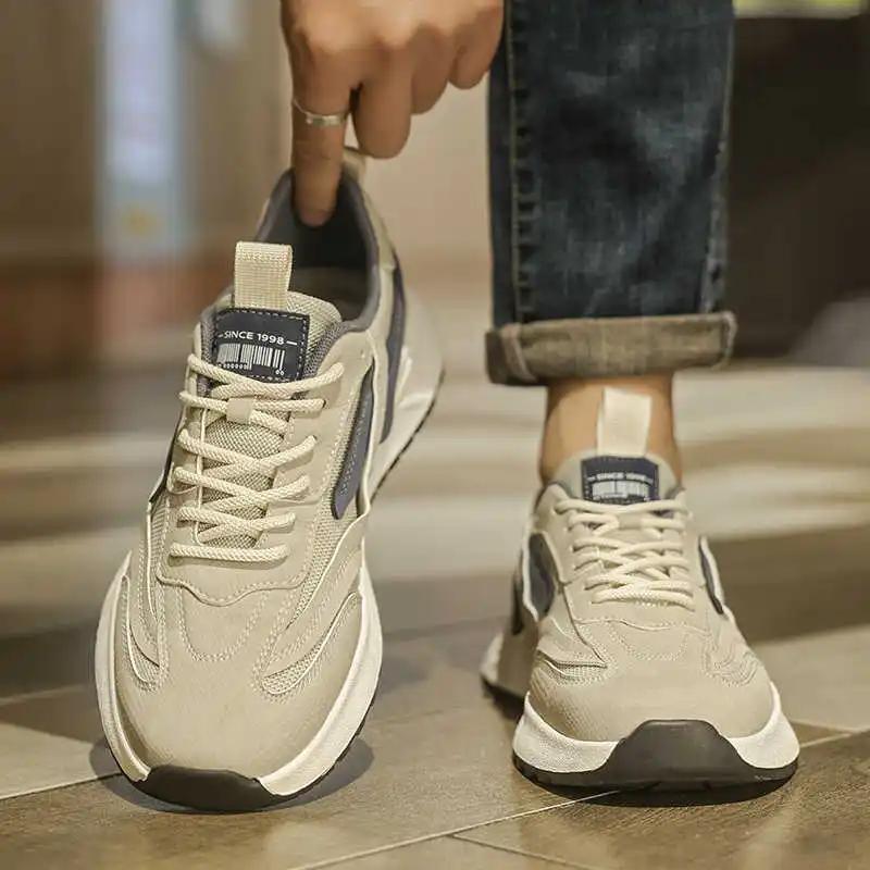Strappy Slip Resistant Dress Sneakers Heels Basketball Skateboard Man Men's Dress Shoes Sports Gym Leading Trainers Zapato