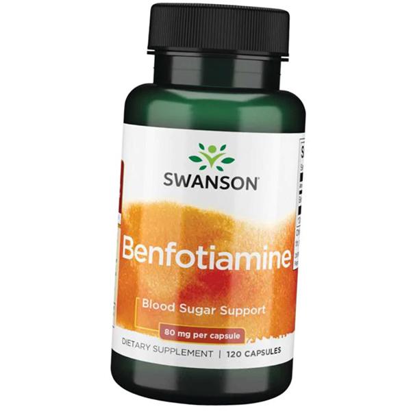

Benfotiamine, Benfotiamine 80, Swanson 120 caps (72280043) 120caps