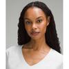 Lululemon LoVe V Neck T shirT heaThered Core ulTra lighT Grey