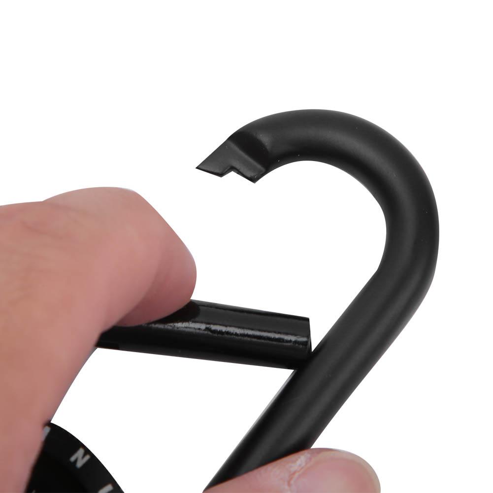 Carabiner , Zinc Alloy, with Graduated , Outdoor Navigation Tools, Compact and Lightweight, for Hiking, Camping, Outdoor Activities