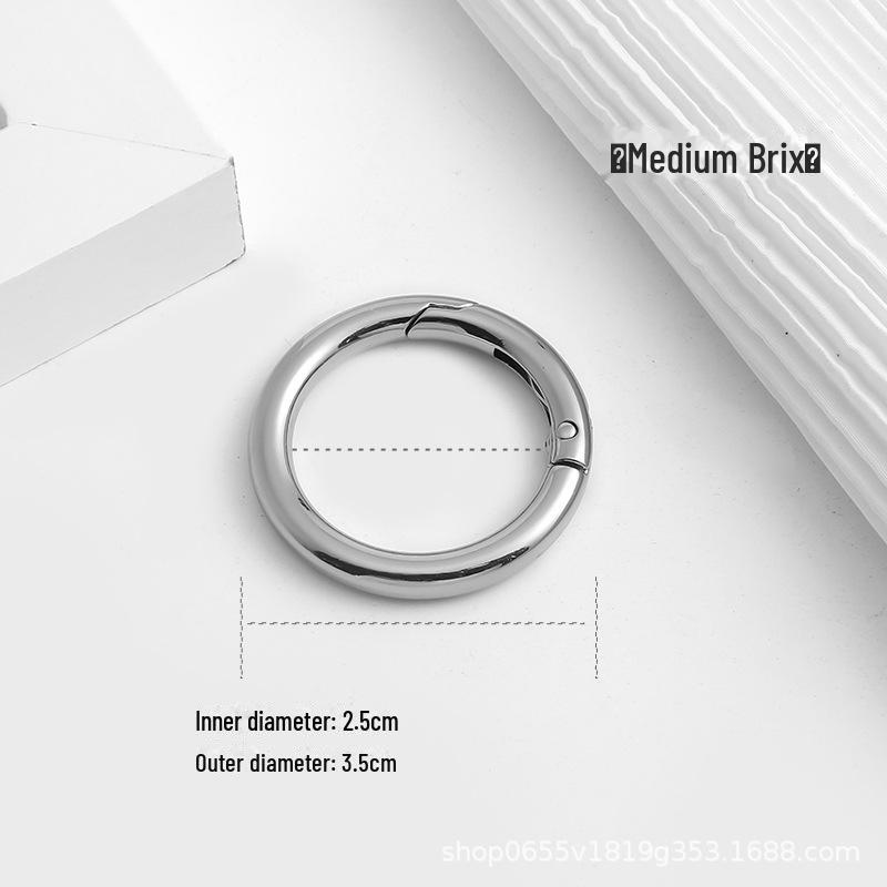 

Регулируемая пряжка для ремня с пружинным кольцом - большой круглый аксессуар