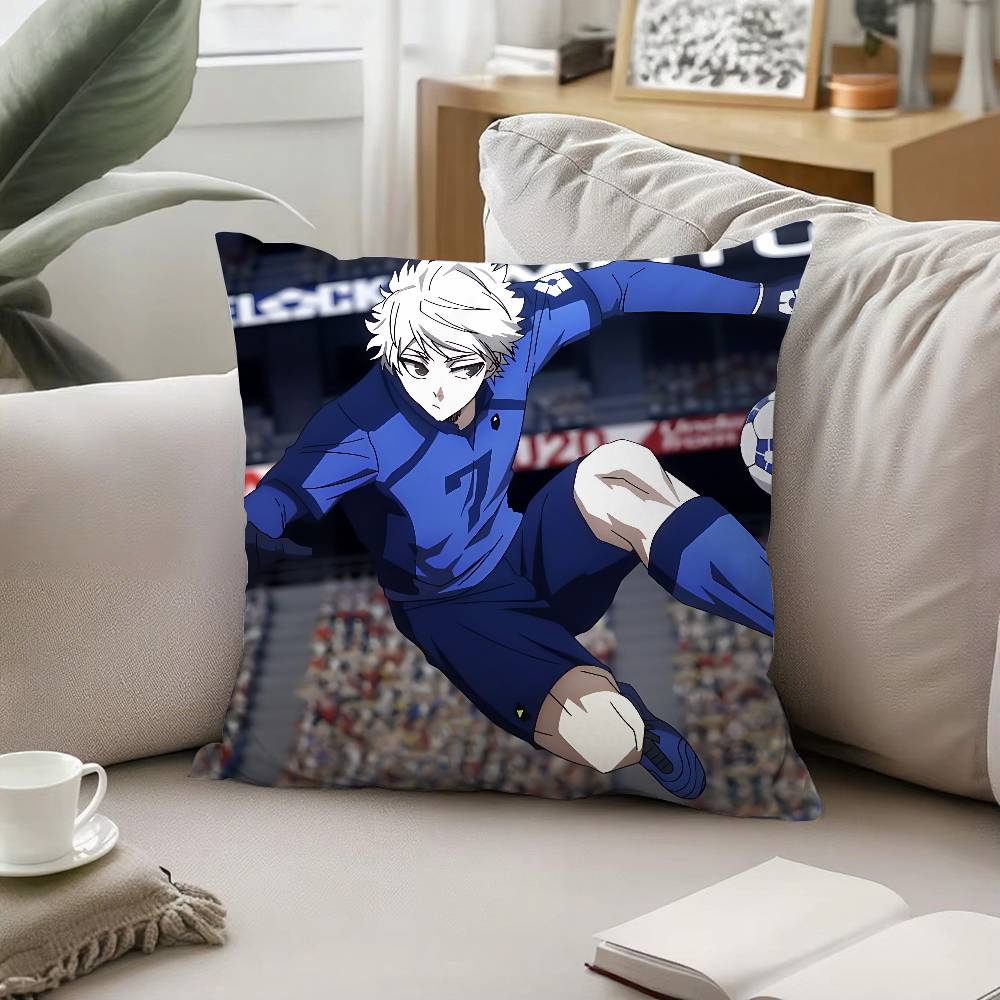 Anime S-Seishiro Nagi-s Throw Pillow Covers Pattern Cushion Cover Suitable For Sofa Bedroom Car Pillow Cover