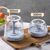 500/900ML Vegetable Cutter Chopper Garlic Chopper Manual Rotate Slicer Fruit Garlic Crusher Kitchen Gadget Blenders Meat Grinder