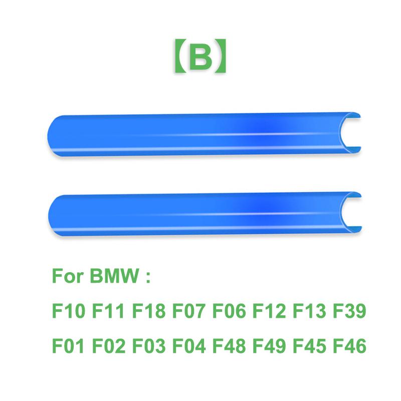 2 Peças Faixas de Acabamento da Grelha Dianteira Capa Adesivos de Moldura Para BMW F10 E60 F30 F32 F20 F22 F06 F02 F25 F26 G20 Série 1 2 3 4 5 6 7