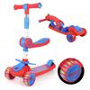 LittleSo Kickboard pro 3 děti Výška LED osvětlený Věk Nosnost Základní škola Narozeninový dárek Děti, Kola, Koloběžka, 2směrný, 4úrovňový