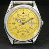 AUTOMATIC VINTAGE REFURBISHED SEIKO 5 6309A JAPAN MENS YELLOW WATCH a442276-1