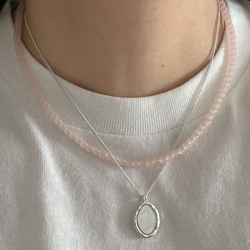 OUI SAY YES! 4mm Color beads Necklace_NC300